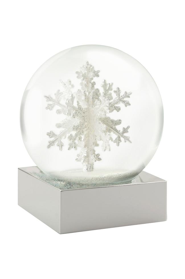 Beyaz Kar Küresi Snow Globe Snowflake